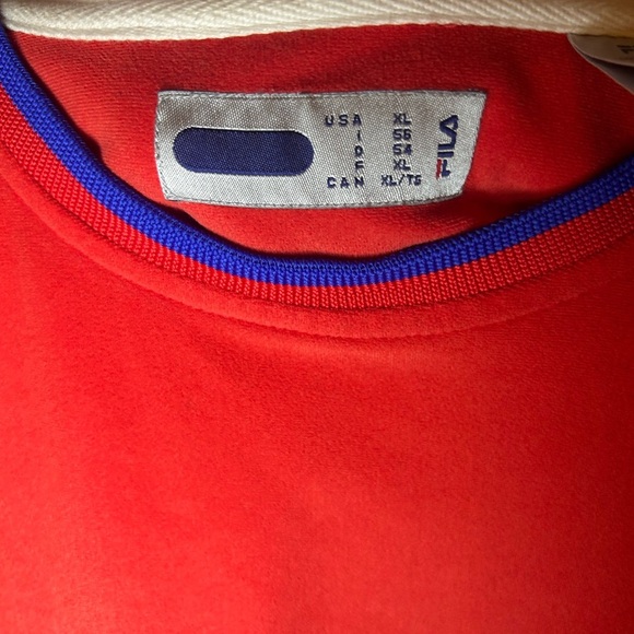 Vintage Fila soccer crest chain stitched oversized T-shirt - Picture 2 of 9